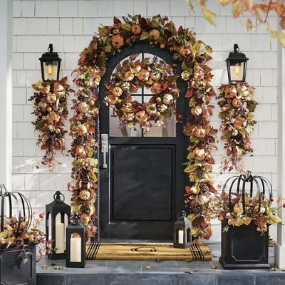 Fall Front outlet Door Swag