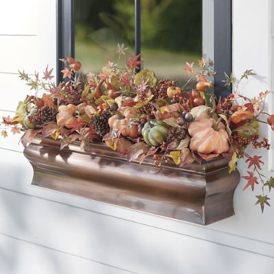 Harvest Pumpkin Window Box Filler Grandin Road