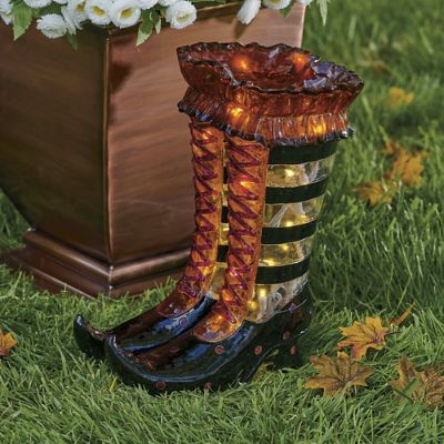 Illuminated Witch Boots Grandin Road