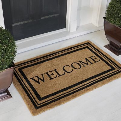Welcome Border Doormat 