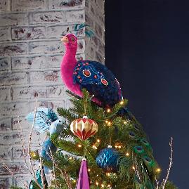 Peacock Tree Topper