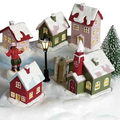 Deluxe Animated Tabletop Ice Skate Rink | Grandin Road