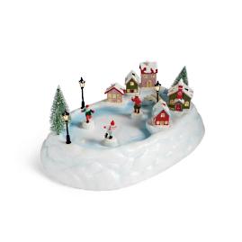 Deluxe Animated Tabletop Ice Skate Rink