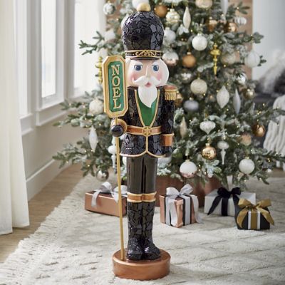 Nutcracker with Noel Sign | Grandin Road