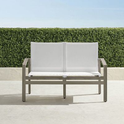 Frontgate Resort Collection Newport Teak Loveseat Grandin Road