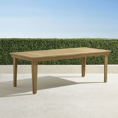 Windsor Teak Expandable Dining Table Frontgate