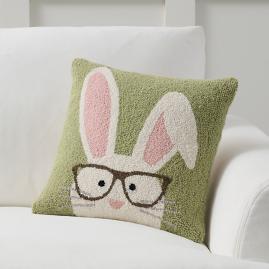 Studious Bunny Pillow
