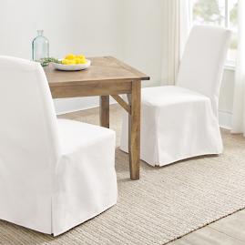 Ava Slipcovered Dining Side Chair