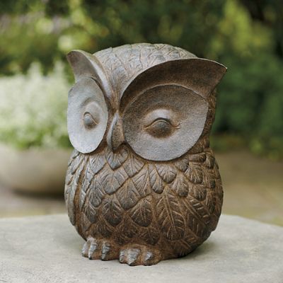 Woodland Owl Garden Statue Grandin Road