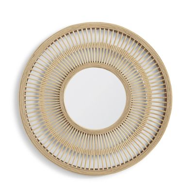 Sunburst Rattan Mirror | Grandin Road