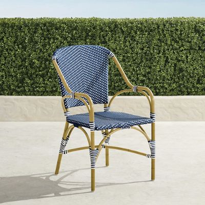 French Bistro Aluminum Arm Chairs. Set of Two Frontgate