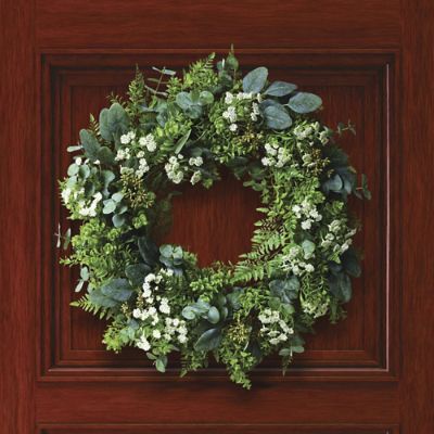 White Indoor Wreath - Frontgate