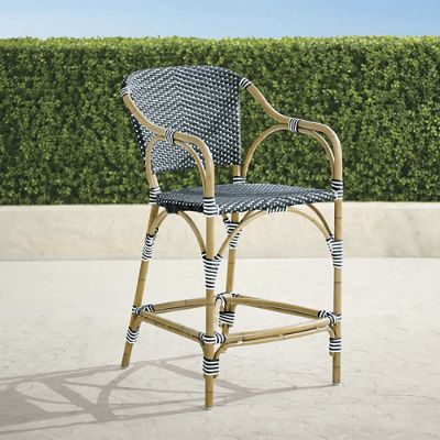 Rattan bistro online counter stools