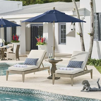 Stockholm Chaise Lounge with Cushion Grandin Road