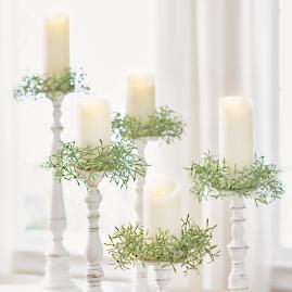 Rosemary Candle Rings, Set of Five