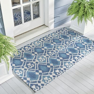 Ikat Layering Door Mat Grandin Road