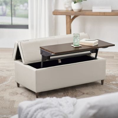 Oxford Lift Top Ottoman | Grandin Road