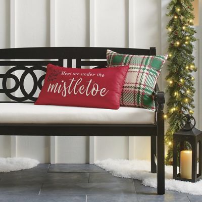 Christmas porch online pillows