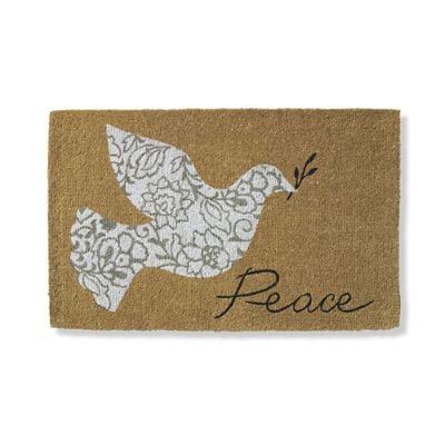 Creative Co-op Natural Coir Doormat 