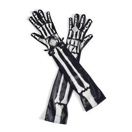 Jeweled Skeleton Gloves