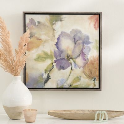 Purple Floral Art Grandin Road