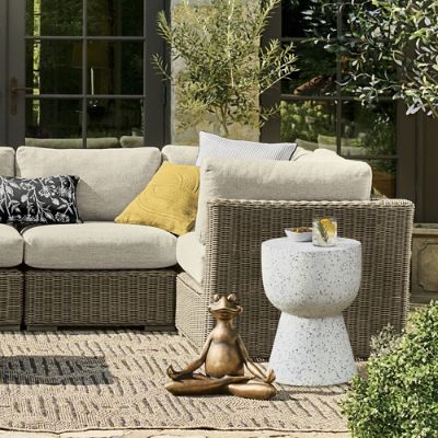 Terrazzo Outdoor Side Table | Grandin Road