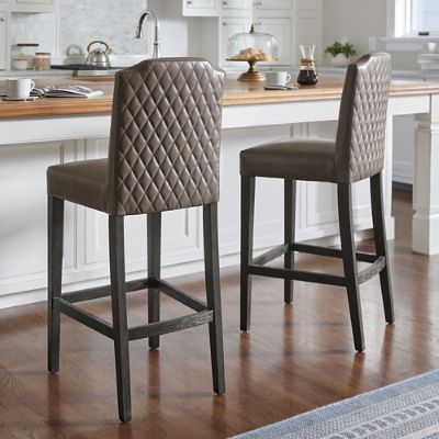 Beckett Quilted Bar Counter Stool