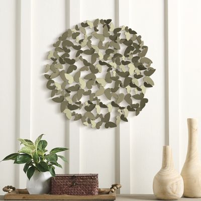 Butterfly Metal Wall Art Grandin Road