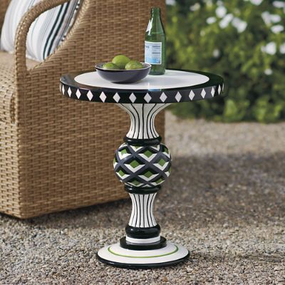 Francesca pedestal end table discount