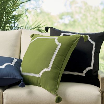 Bree Border Outdoor Pillow