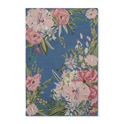 Coventry Floral Outdoor Rug Grandin Road