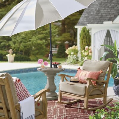 Sarasota Teak Rocking clearance Chair Grandin Road