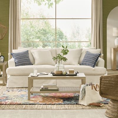 Brenna Cane Coffee Table | Grandin Road