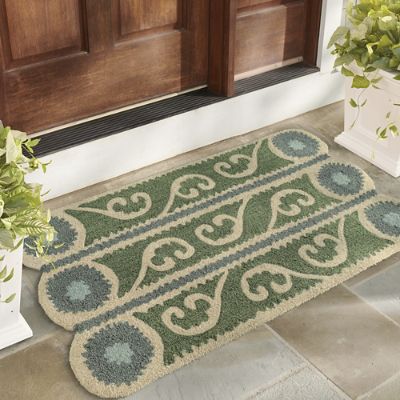 Suzani Print Hooked Door Mat Grandin Road