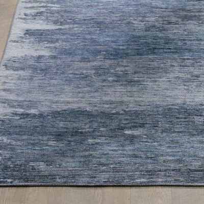 Baxter Abstract Stripe Washable Rug | Grandin Road