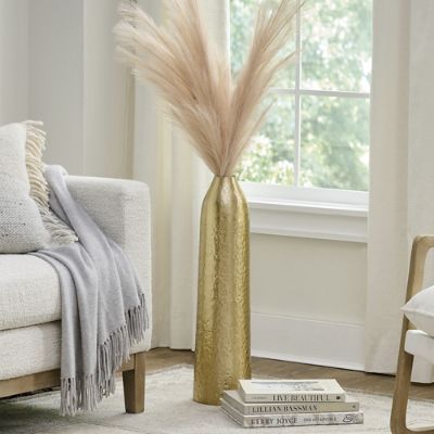 Hammered Gold Floor Vase Grandin Road
