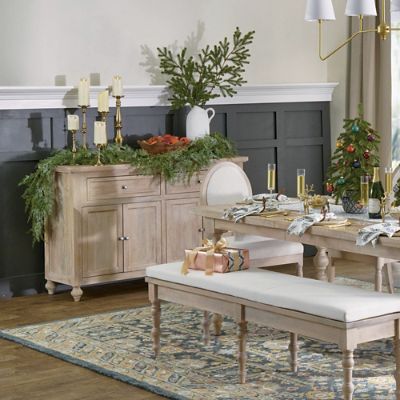 Glistening Christmas Cordless Garland | Grandin Road