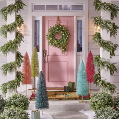 Glistening Christmas Cordless Garland | Grandin Road