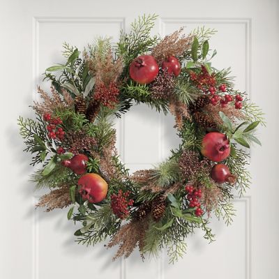 Scarlet Christmas Wreath