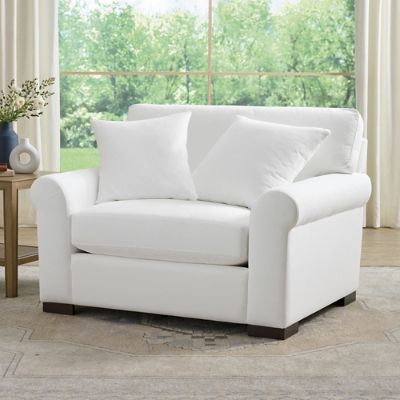 Plush chair deals and a half