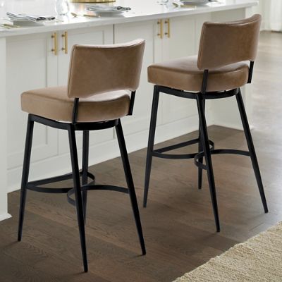 Non swivel bar discount stools with backs