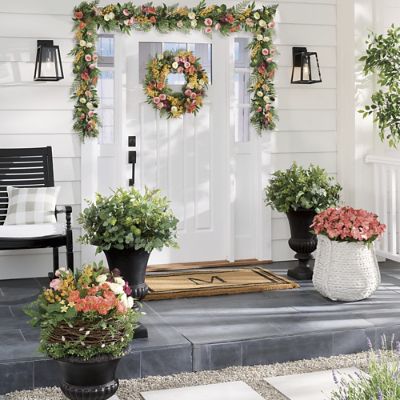 Rustic Floral Garland | Grandin Road
