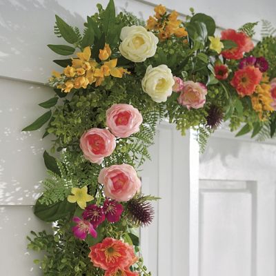 Rustic Floral Garland | Grandin Road