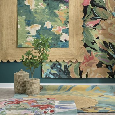 Lillie Floral Hand Tufted Wool Rug | Grandin Road