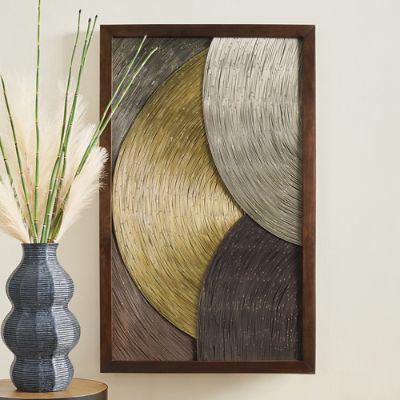 Harley Wood and Metal Wall Decor | Grandin Road