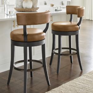 Isaac swivel store bar stool