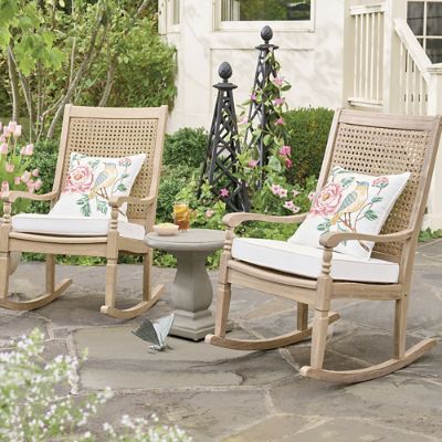 Cane best sale rocking chairs