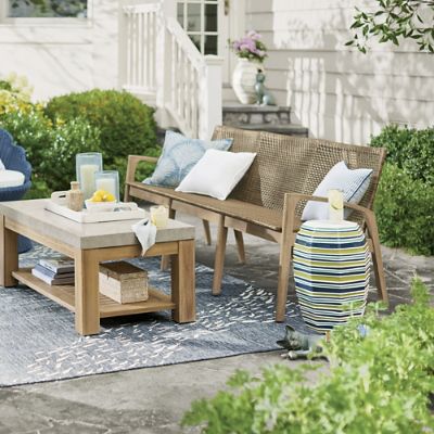 Noya Woven Outdoor Sofa | Grandin Road