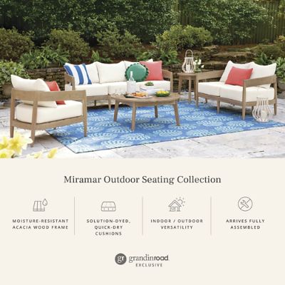 Miramar Outdoor Lounge Chair | Grandin Road