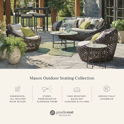 Cocoon patio discount chair with cushion